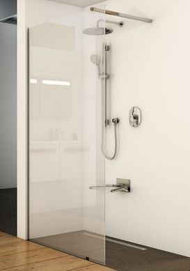 Нерухома стінка Ravak Walk In Wall-70 v.200 з тримачем Полір. алюм. Transparent