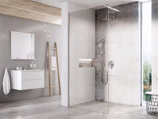 Нерухома стінка Ravak Walk In Wall-70 v.200 з тримачем Полір. алюм. Transparent