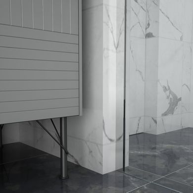 Душова стінка DOMOSPA by Ravak Walk In - 100 Полір. алюм. Transparent