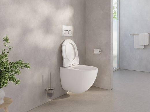 Унитаз подвесной Ravak WC Chrome AquaSpin с сиденьем SoftClose X03121