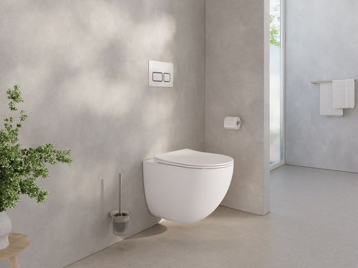 Унитаз подвесной Ravak WC Chrome AquaSpin с сиденьем SoftClose X03121
