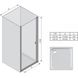 Душові двері Ravak Chrome CSD1- 80 Білий Transparent