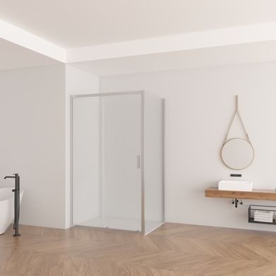 Душевые двери Domospa by Ravak Slide SLDP2-100 Полир. алюм. Transparent