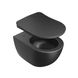 Сидіння з кришкою Ravak WC Uni Chrome Flat чорне