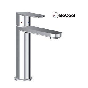CR II 014.01CR Змішувач для умивальника без відкривання стоку, BeCool 175 mm, хром
