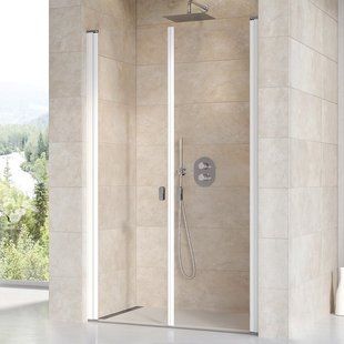 Душевые двери Ravak Chrome CSDL2- 120 Белый Transparent