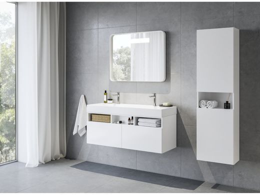 Умивальник Ravak NATURAL DUO 1200 Білий з отвором без переливу