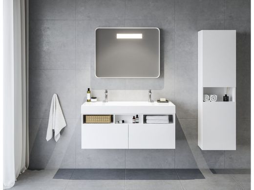 Умивальник Ravak NATURAL DUO 1200 Білий з отвором без переливу