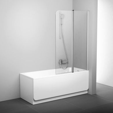 Шторка для ванны Ravak CVS2-100 R Белый Transparent