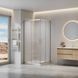 Душевая кабина Domospa by Ravak Slide SLRV2-90 полир. алюм. Transparent