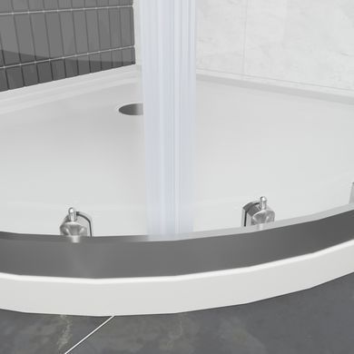Душова кабіна Domospa by Ravak Slide SLCP4-90 R550 Полір. алюм. Transparent