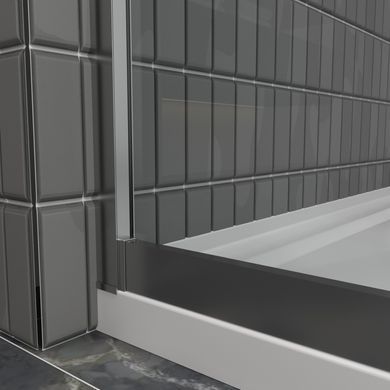 Душова кабіна Domospa by Ravak Slide SLCP4-90 R550 Полір. алюм. Transparent