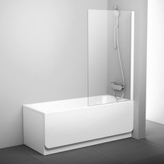 Шторка для ванни Ravak PVS1- 80 Білий Transparent