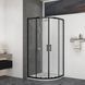 Душова кабіна Domospa by Ravak Slide SLCP4-90 R550 Чорний матовий Transparent