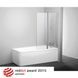 Шторка для ванны Ravak 10 CVS2-100 R Белый Transparent