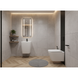 Подвесной унитаз Domospa by Ravak TORRENTA QUADRA RimOff с сидением и сливом Торнадо RKUJ000018
