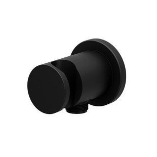 706.21BLM Душовий тримач з виводом для води, Black Matt