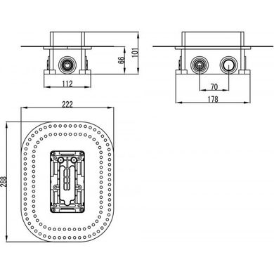 RB 071.50 Механизм R-box Multi для смесителей скрытого монтажа