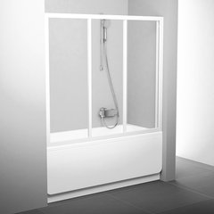 Шторка для ванны Ravak AVDP3- 150 Белый Transparent