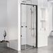 Душевые двери Ravak Pivot PDOP 1- 80 Черный Transparent