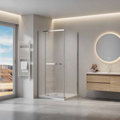 Душевая кабина Domospa by Ravak ESDPS 90x90 Полір.алюм. TRANSPARENT