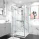 Душевая кабина Domospa by Ravak ESDPS 120x80 Полір.алюм. TRANSPARENT