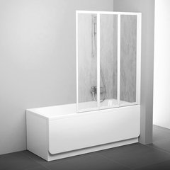 Шторка для ванны Ravak VS3 100 Белый RAIN
