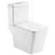 Унитаз напольный Domospa by Ravak TORRENTA CUBE Combi RimOff с сиденьем SoftClose и сливом Торнадо RKUJ100024