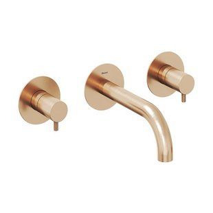ES 019.60RGB.O1 Змішувач прихованого монтажу для умивальника, з корпусом, Rose Gold Brushed