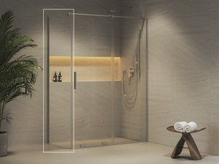 Неподвижная стенка для душа Ravak Roll ROPS-80 Полир. алюм. Transparent
