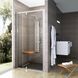 Душевые двери Ravak Pivot PDOP 2- 110 Черный Transparent
